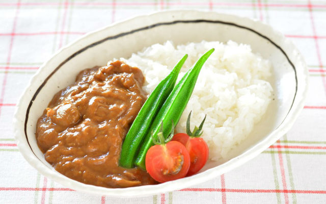 オクラ入りカレー